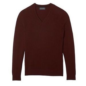 BANANA REPUBLIC MENS Cashmere V-Neck Size L